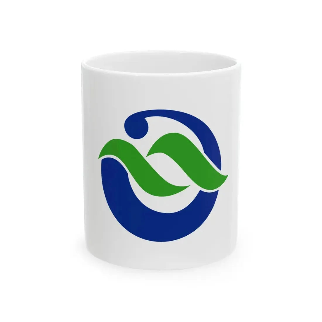 Flag of Nakatosa Kochi (Japan) White Coffee Mug 11oz - Go Mug Yourself