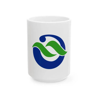 Flag of Nakatosa Kochi (Japan) White Coffee Mug 15oz - Go Mug Yourself