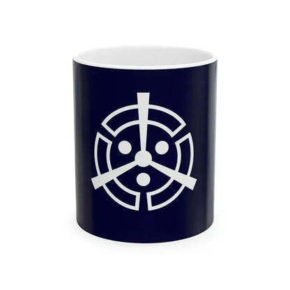 Flag of Nakatsu Oita main version (Japan) White Coffee Mug 11oz - Go Mug Yourself