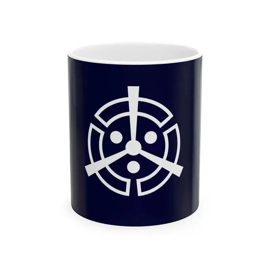 Flag of Nakatsu Oita main version (Japan) White Coffee Mug 11oz - Go Mug Yourself