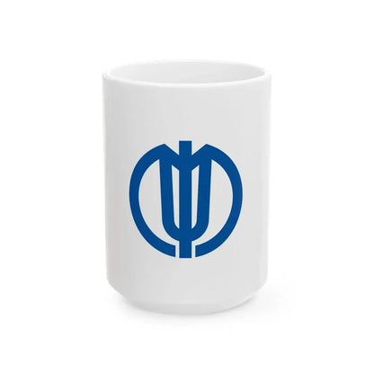 Flag of Nakatsugawa Gifu (Japan) White Coffee Mug 15oz - Go Mug Yourself