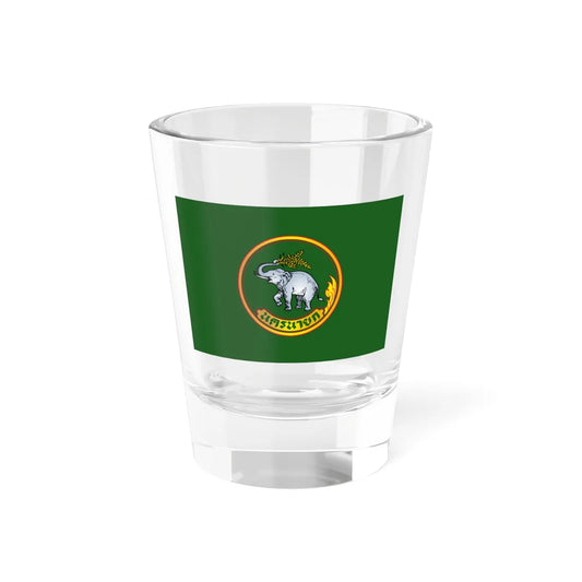 Flag of Nakhon Nayok (Thailand) Shot Glass 1.5oz 1.5oz - Go Mug Yourself