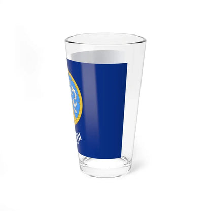 Flag of Nakhon Pathom Province Thailand - Pint Glass 16oz - Go Mug Yourself