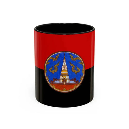 Flag of Nakhon Phanom Province Thailand - Accent Coffee Mug 11oz Black - Go Mug Yourself