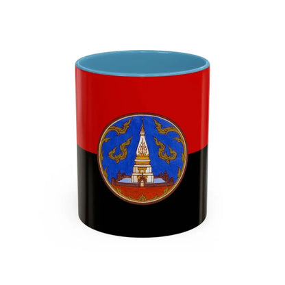 Flag of Nakhon Phanom Province Thailand - Accent Coffee Mug 11oz Light Blue - Go Mug Yourself