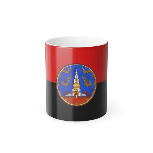 Flag of Nakhon Phanom Province Thailand - Color Changing Coffee Mug 11oz - Go Mug Yourself