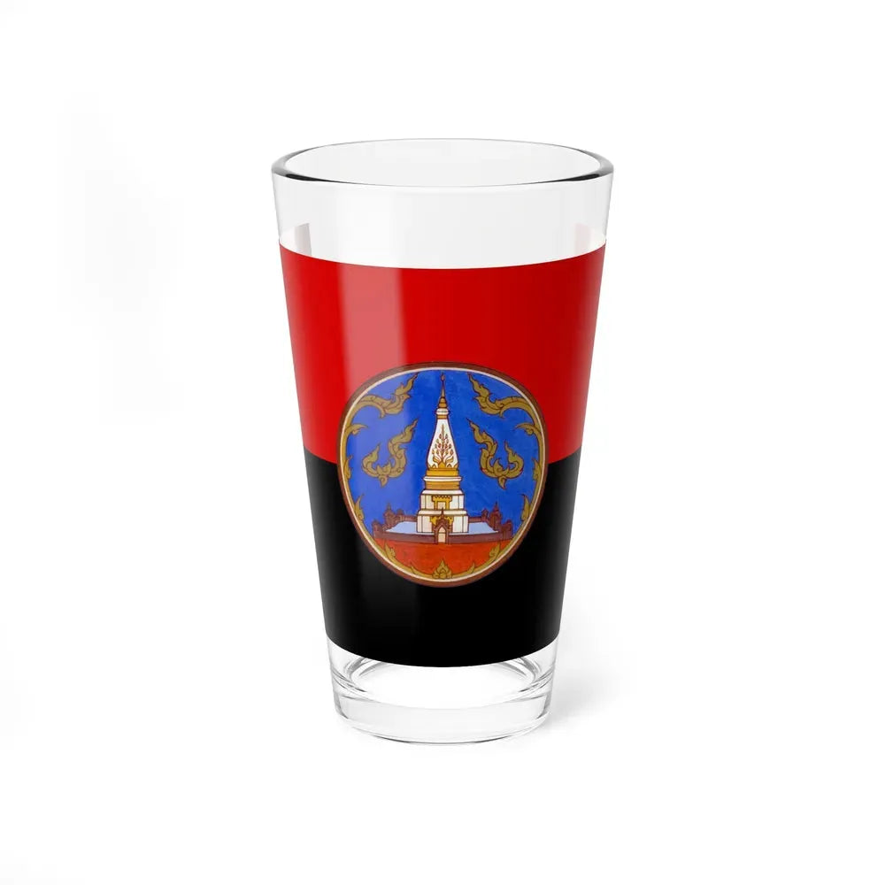 Flag of Nakhon Phanom Province Thailand - Pint Glass 16oz 16oz - Go Mug Yourself