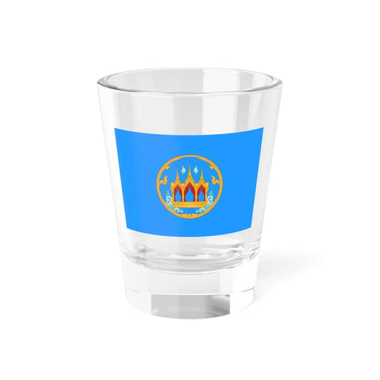 Flag of Nakhon Sawan province (Thailand) Shot Glass 1.5oz 1.5oz - Go Mug Yourself