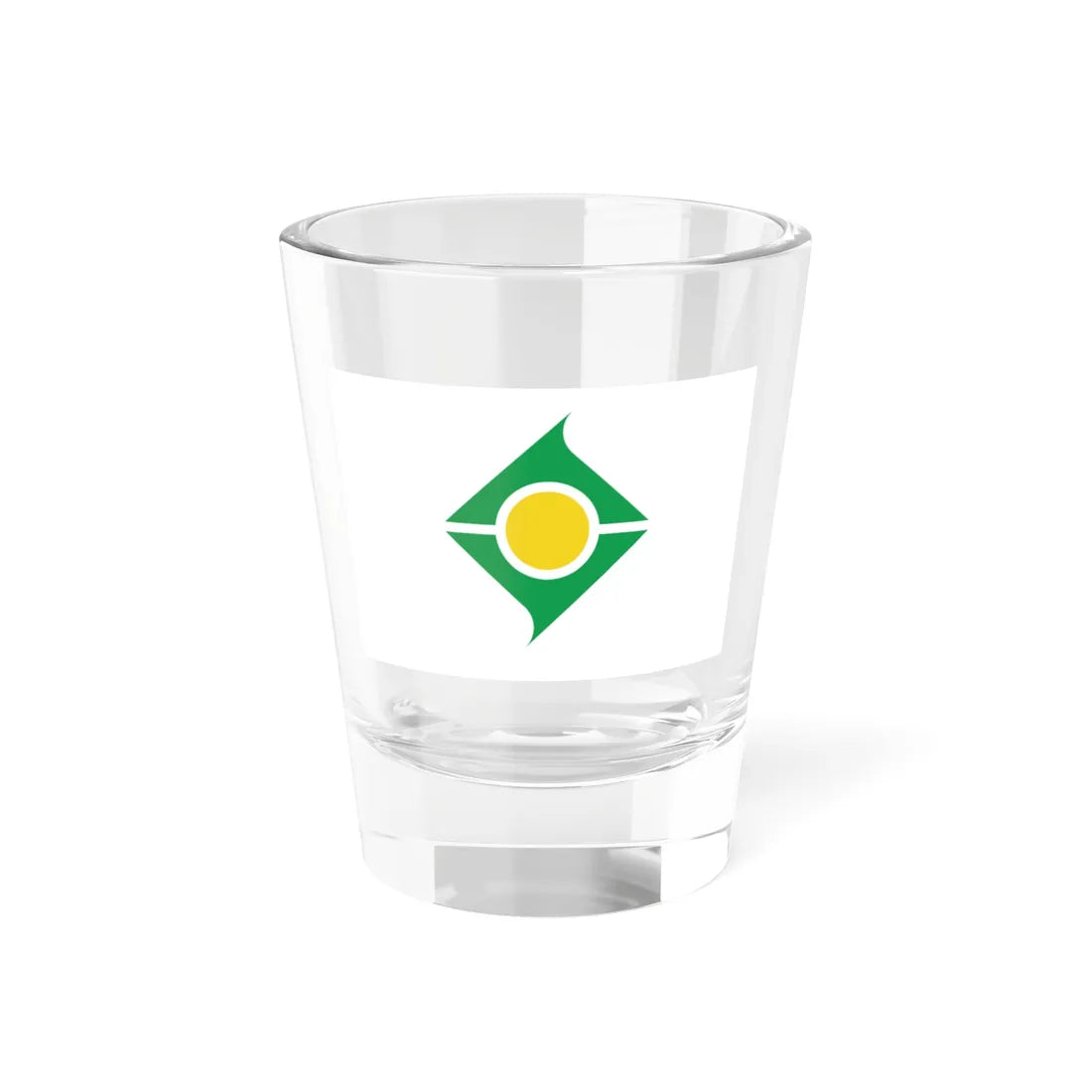 Flag of Nakijin Okinawa (Japan) Shot Glass 1.5oz 1.5oz - Go Mug Yourself
