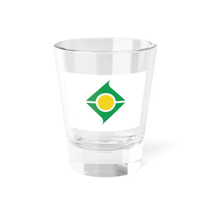 Flag of Nakijin Okinawa (Japan) Shot Glass 1.5oz 1.5oz - Go Mug Yourself