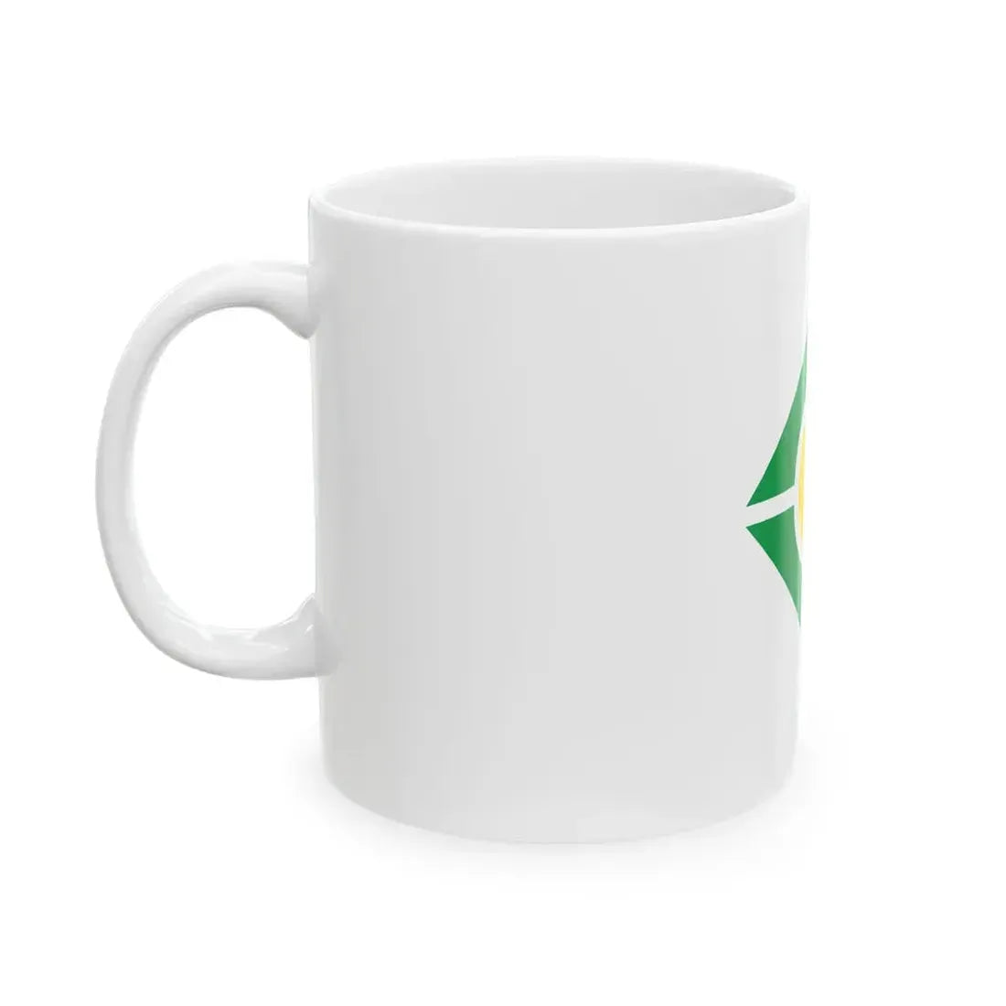 Flag of Nakijin Okinawa (Japan) White Coffee Mug - Go Mug Yourself