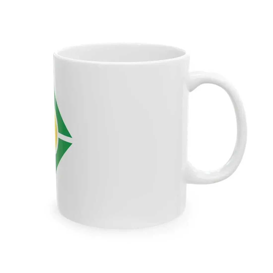 Flag of Nakijin Okinawa (Japan) White Coffee Mug - Go Mug Yourself