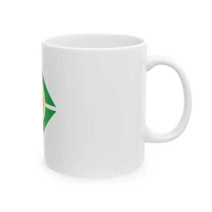 Flag of Nakijin Okinawa (Japan) White Coffee Mug - Go Mug Yourself