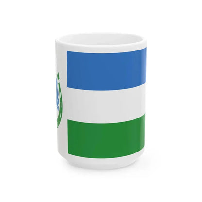 Flag of Nalchik 2009 (Russia) White Coffee Mug 15oz - Go Mug Yourself