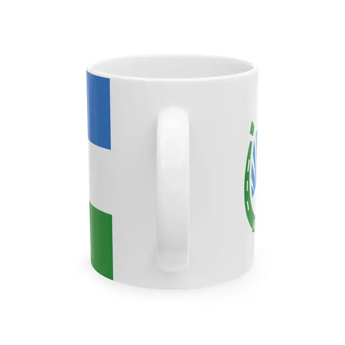 Flag of Nalchik 2009 (Russia) White Coffee Mug - Go Mug Yourself