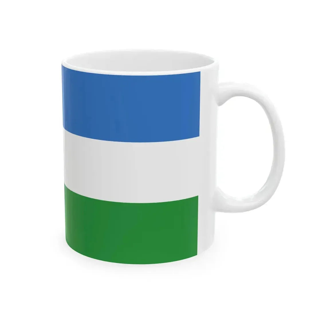 Flag of Nalchik 2009 (Russia) White Coffee Mug - Go Mug Yourself