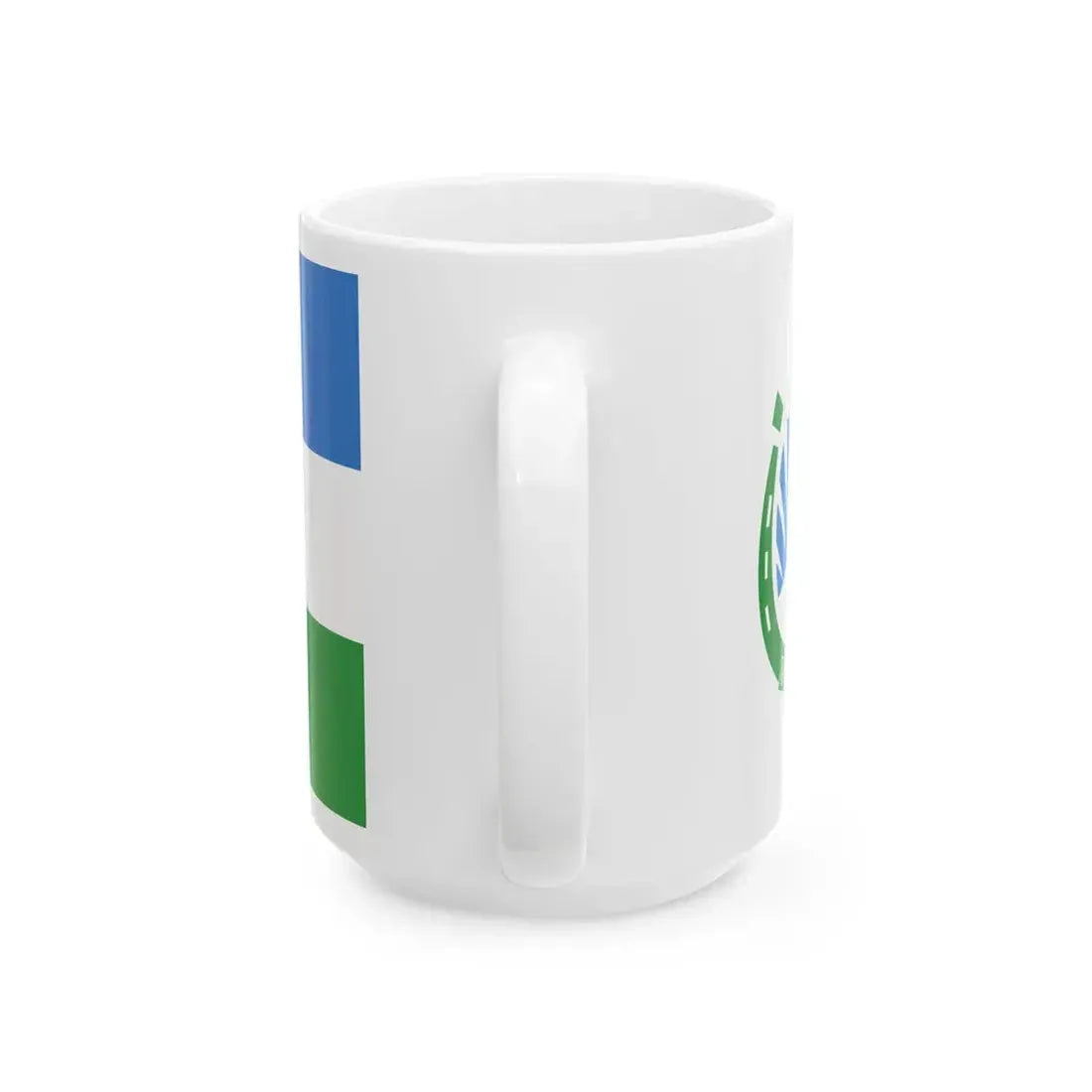 Flag of Nalchik 2009 (Russia) White Coffee Mug - Go Mug Yourself