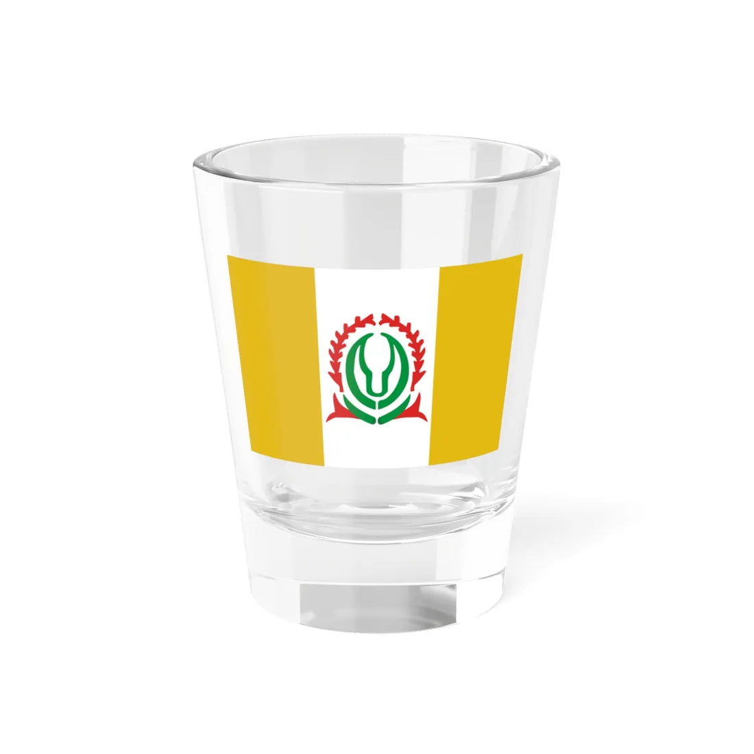 Flag of Namdrik Atoll (Marshall Islands) Shot Glass 1.5oz 1.5oz - Go Mug Yourself