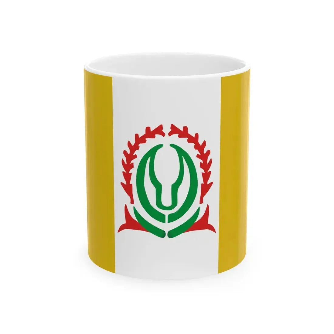 Flag of Namdrik Atoll (Marshall Islands) White Coffee Mug 11oz - Go Mug Yourself