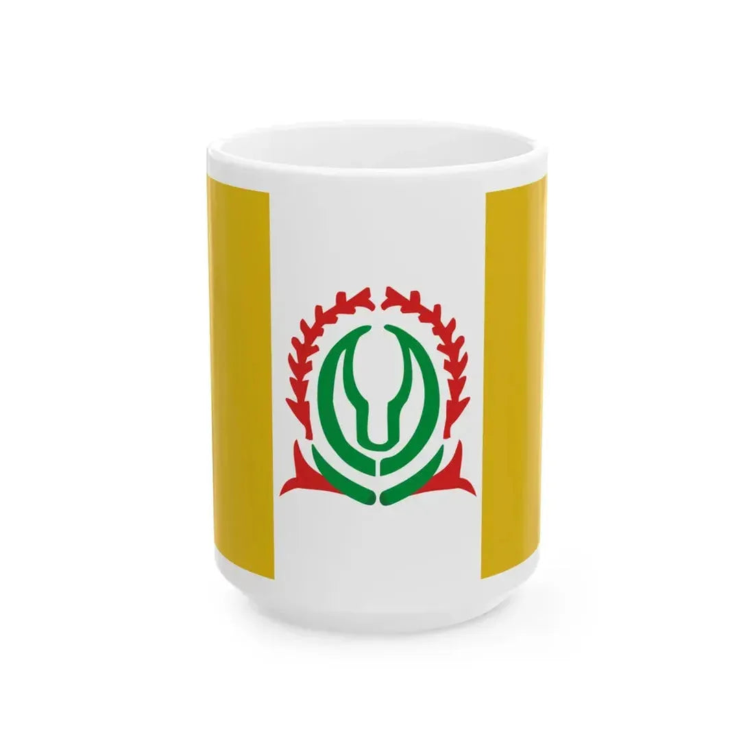 Flag of Namdrik Atoll (Marshall Islands) White Coffee Mug 15oz - Go Mug Yourself