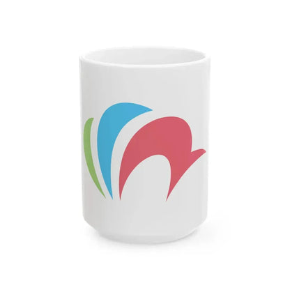 Flag of Namegata Ibaraki (Japan) White Coffee Mug 15oz - Go Mug Yourself