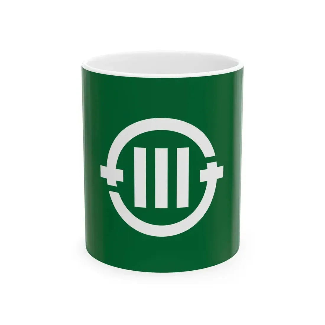 Flag of Namegawa Saitama (Japan) White Coffee Mug 11oz - Go Mug Yourself