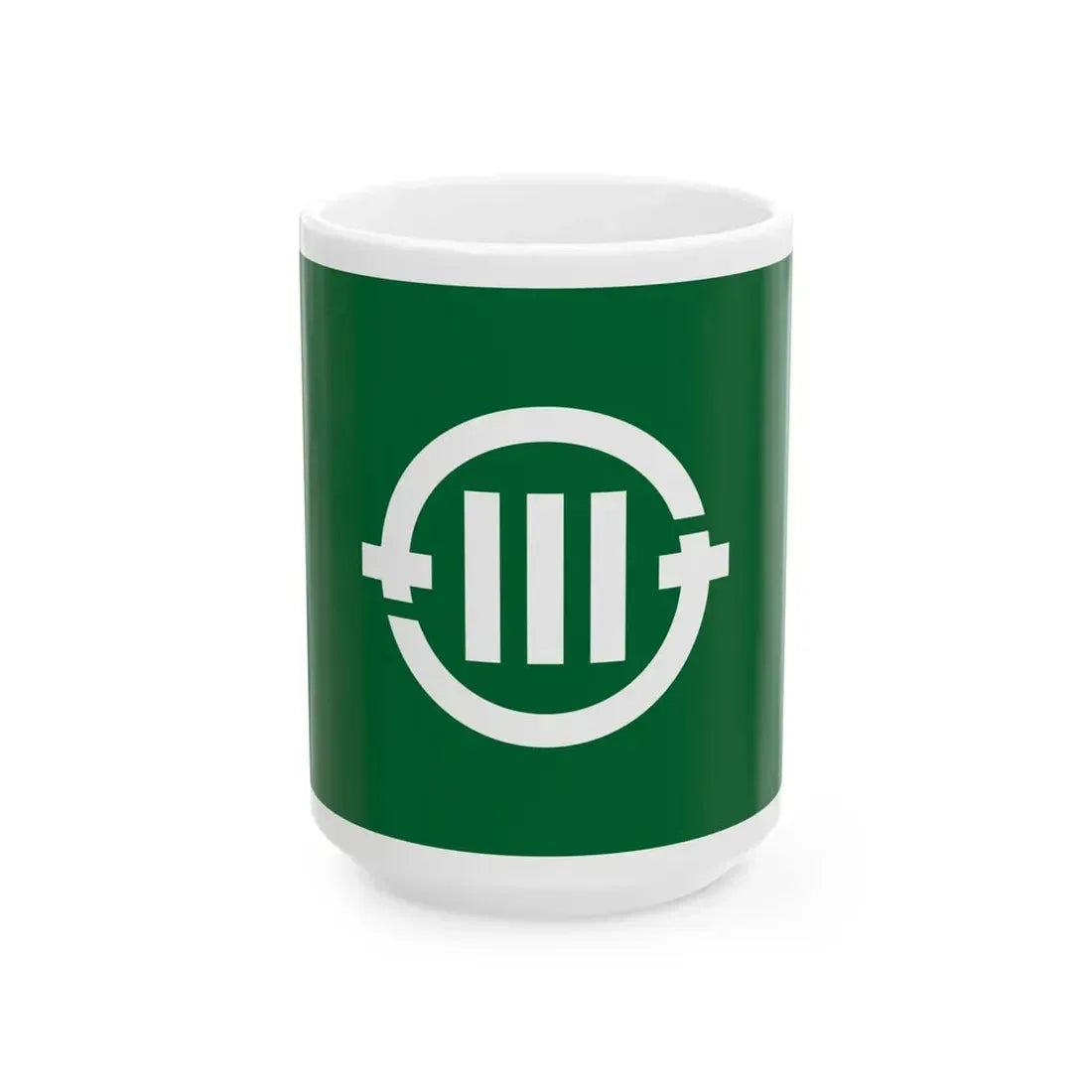 Flag of Namegawa Saitama (Japan) White Coffee Mug 15oz - Go Mug Yourself