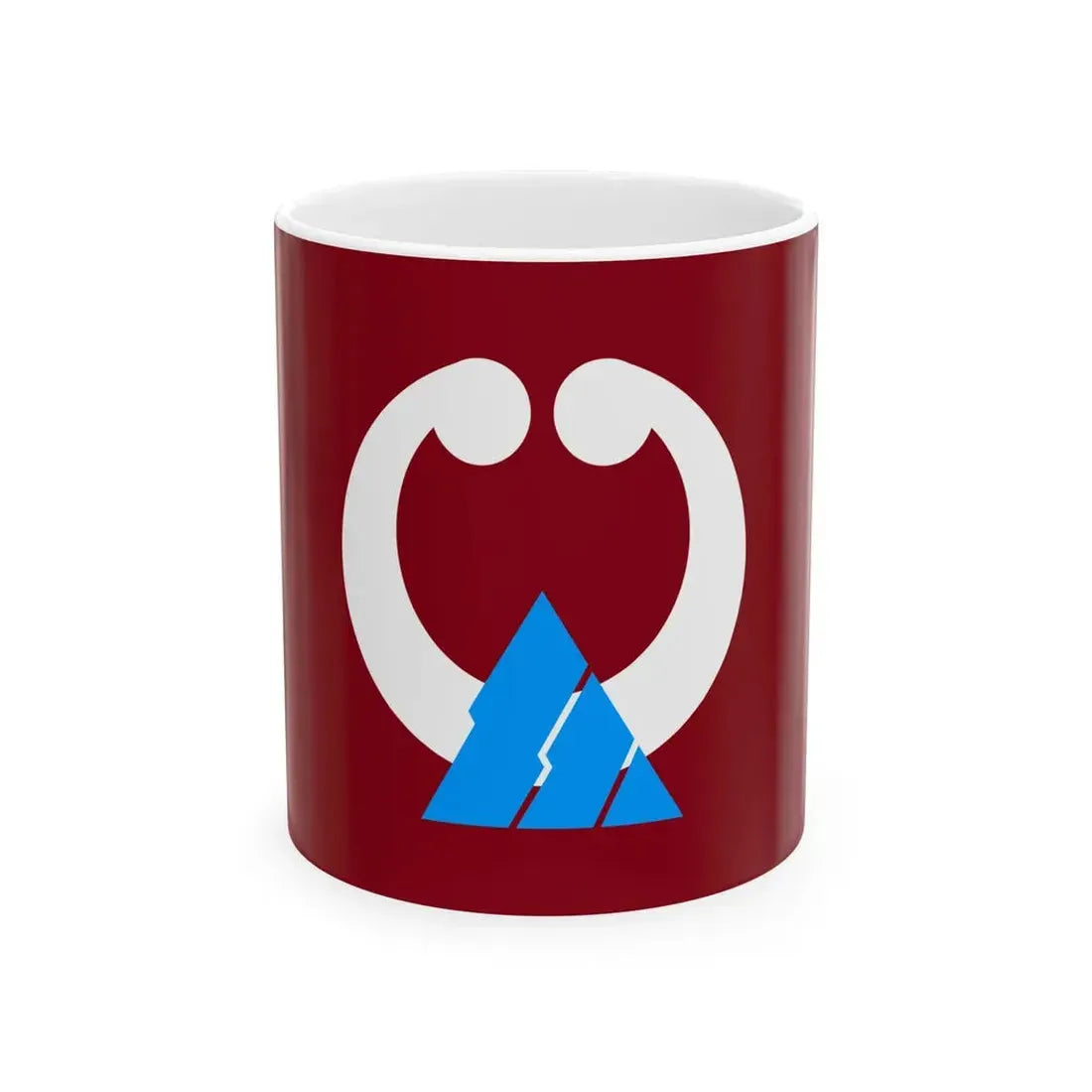 Flag of Namerikawa Toyama RWB version (Japan) White Coffee Mug 11oz - Go Mug Yourself