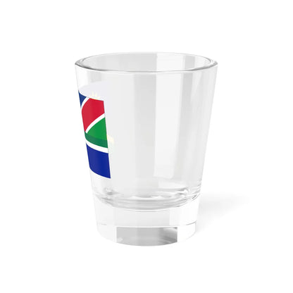 Flag of Namibia and South Africa (Namibia) Shot Glass 1.5oz - Go Mug Yourself