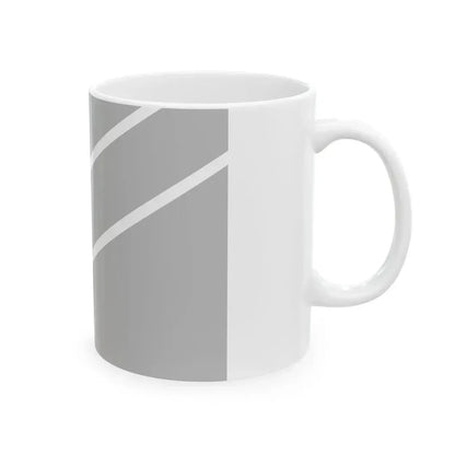 Flag of Namibia black and white (Namibia) White Coffee Mug - Go Mug Yourself