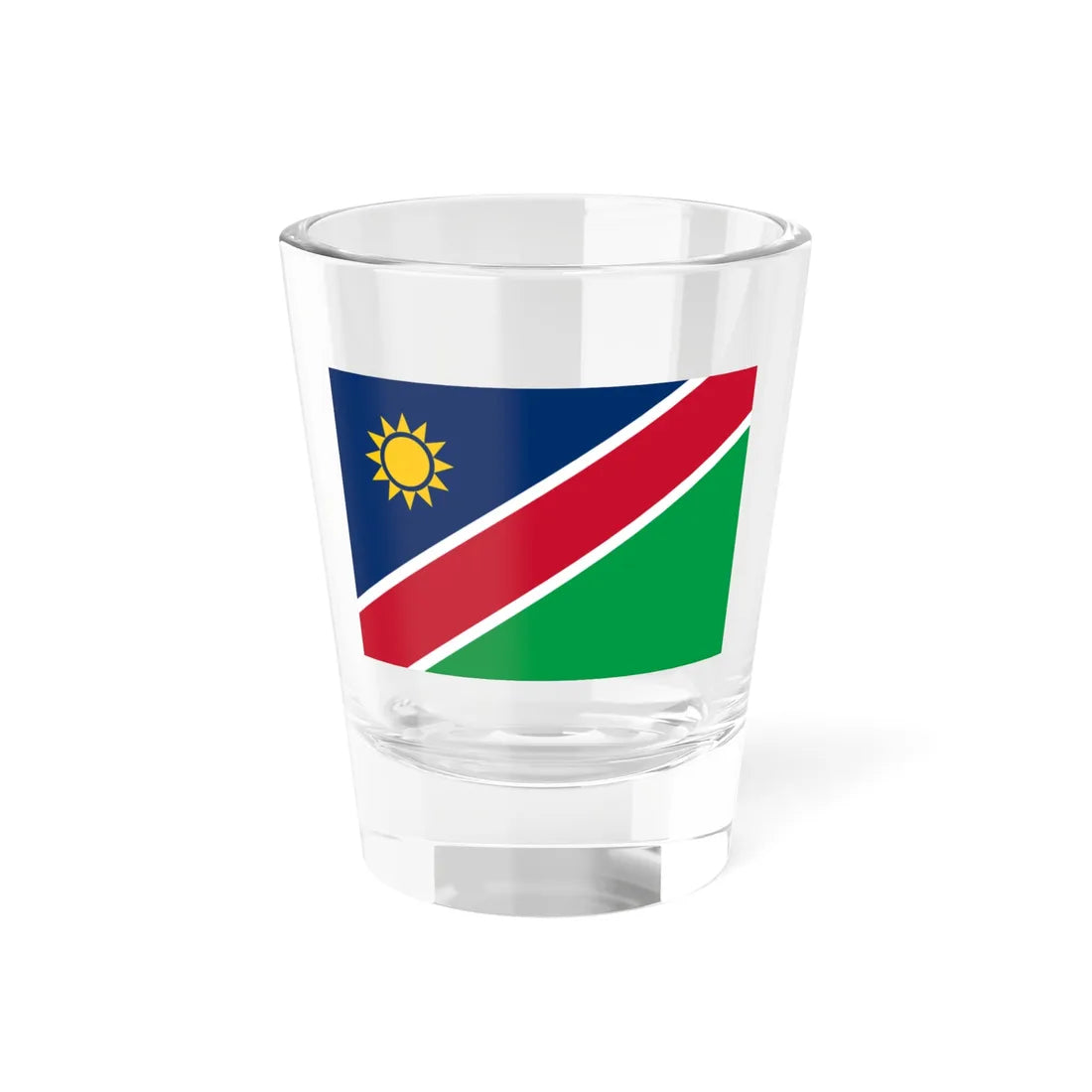 Flag of Namibia (Namibia) Shot Glass 1.5oz 1.5oz - Go Mug Yourself