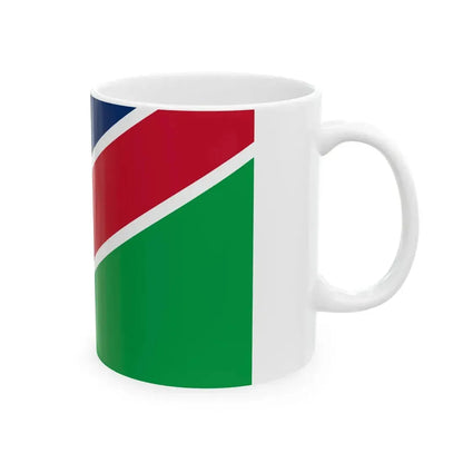 Flag of Namibia (Namibia) White Coffee Mug - Go Mug Yourself