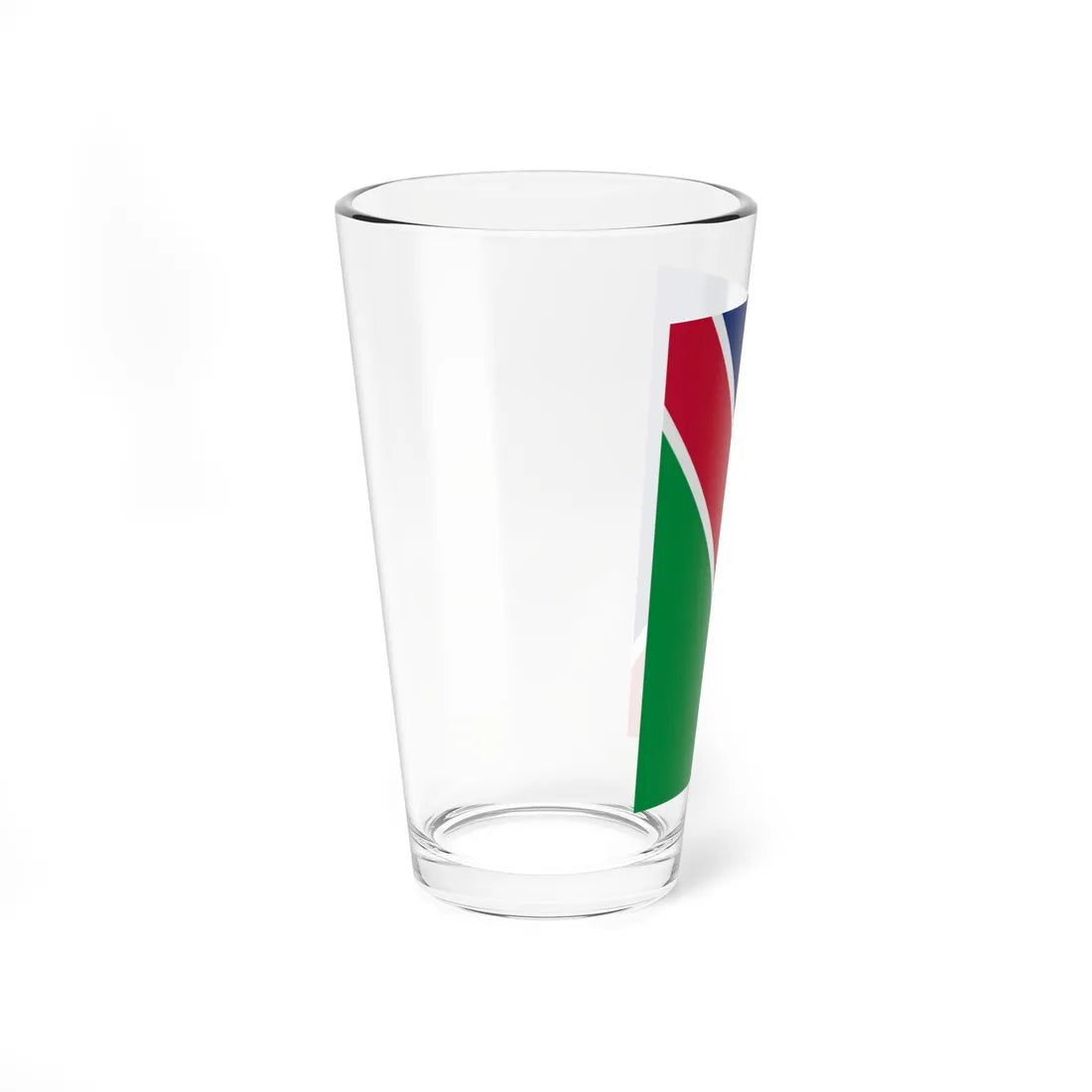 Flag of Namibia vertical (Namibia) Pint Glass 16oz - Go Mug Yourself