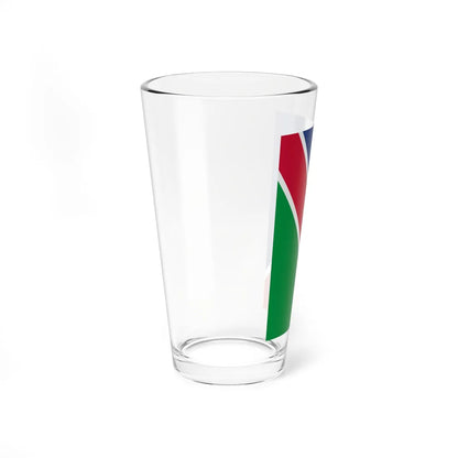 Flag of Namibia vertical (Namibia) Pint Glass 16oz - Go Mug Yourself