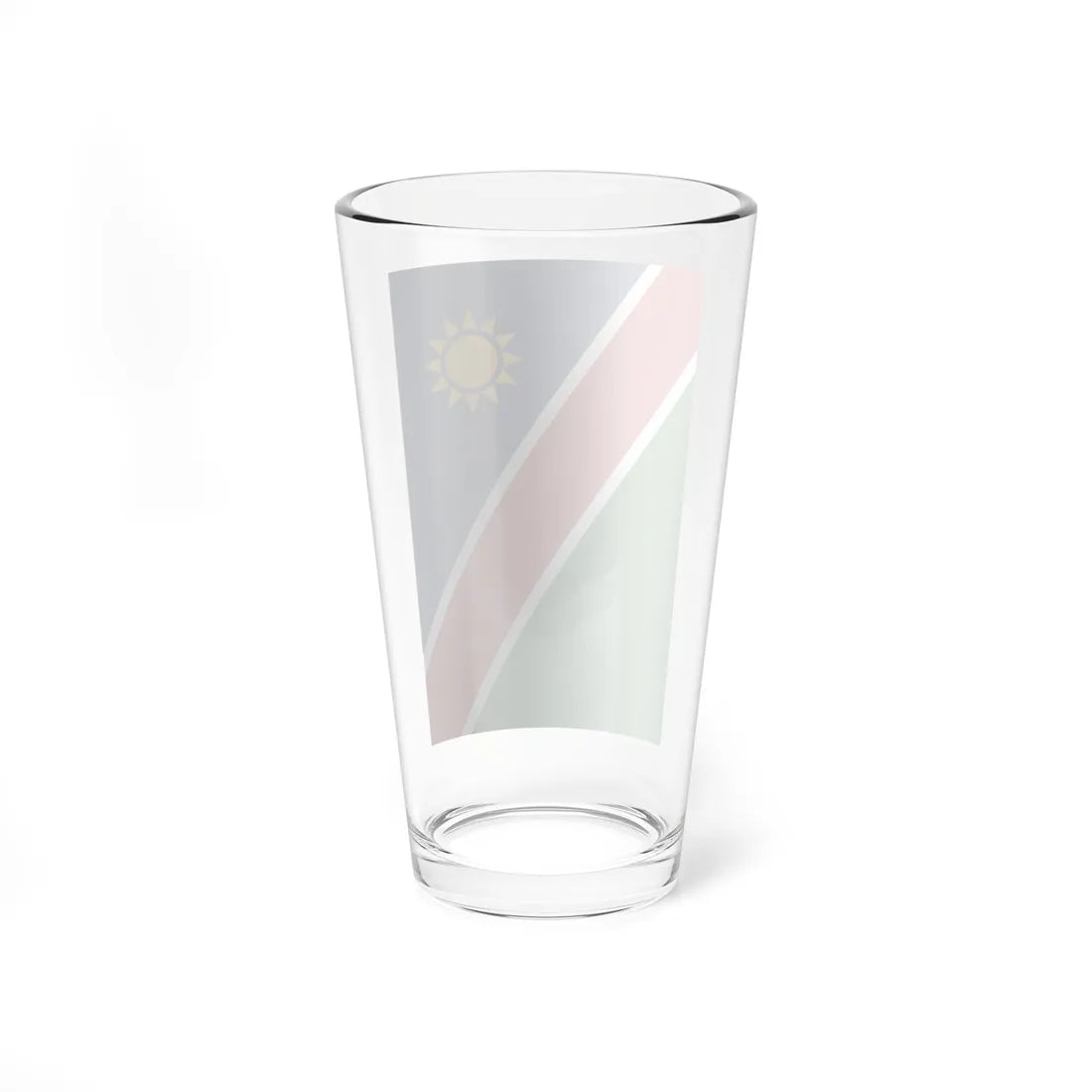 Flag of Namibia vertical (Namibia) Pint Glass 16oz - Go Mug Yourself