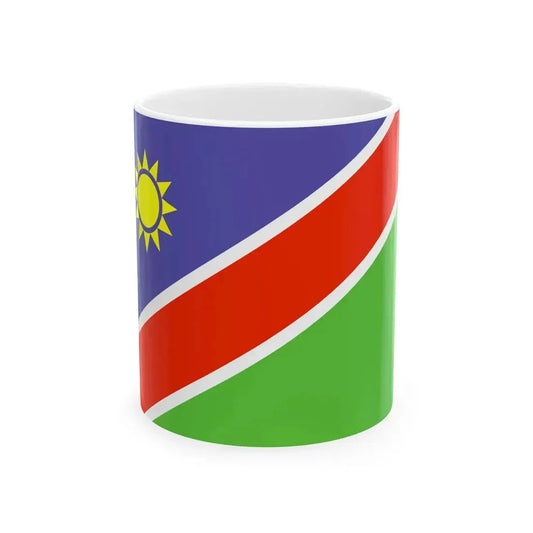 Flag of Namibia WFB 2000 (Namibia) White Coffee Mug 11oz - Go Mug Yourself