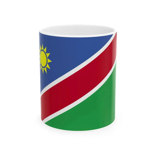 Flag of Namibia WFB 2004 (Namibia) White Coffee Mug 11oz - Go Mug Yourself