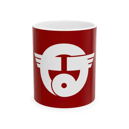 Flag of Namie Fukushima (Japan) White Coffee Mug 11oz - Go Mug Yourself