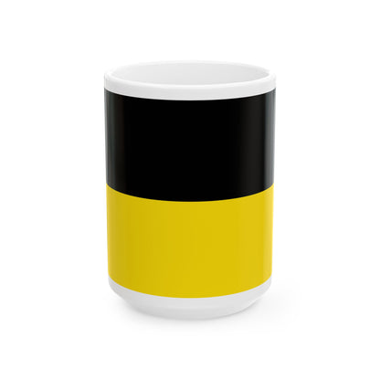 Flag of Namur (Belgium) White Coffee Mug-15oz-Go Mug Yourself
