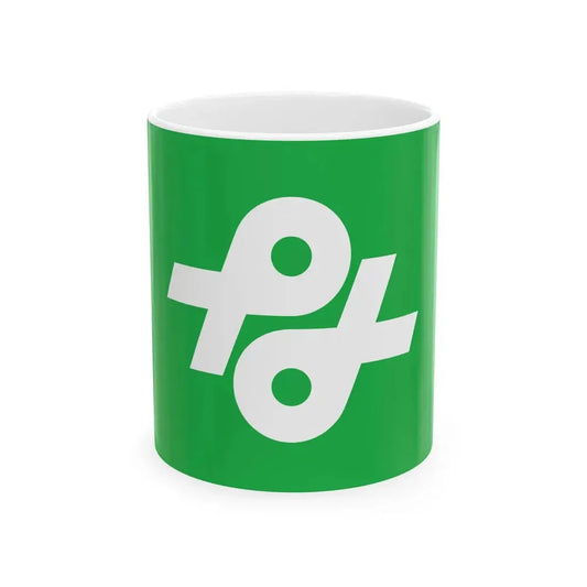 Flag of Nanatsuka Ishikawa 1962-2004 (Japan) White Coffee Mug 11oz - Go Mug Yourself