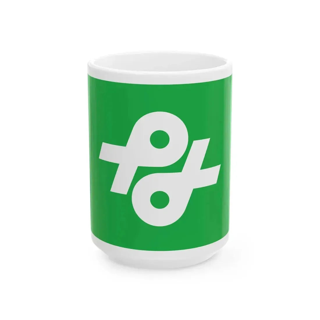 Flag of Nanatsuka Ishikawa 1962-2004 (Japan) White Coffee Mug 15oz - Go Mug Yourself