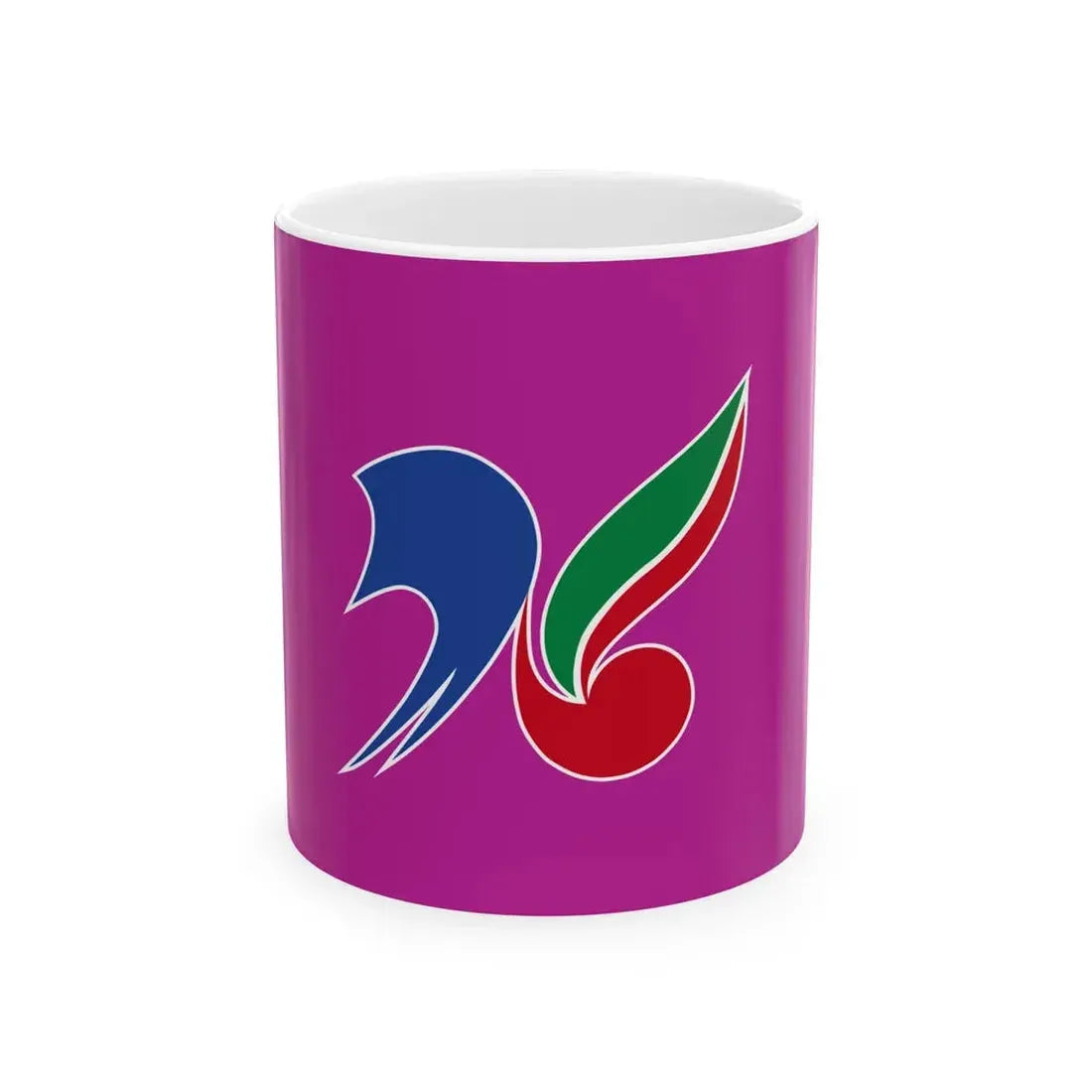 Flag of Nanbu Yamanashi (Japan) White Coffee Mug 11oz - Go Mug Yourself