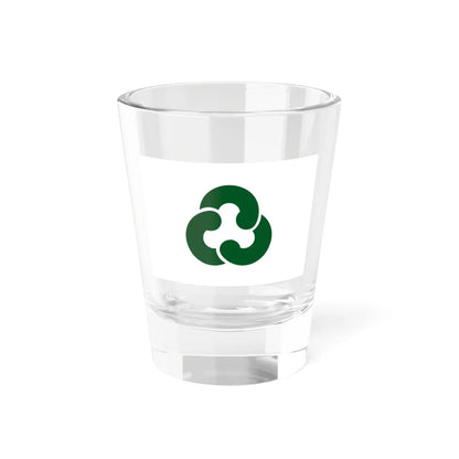 Flag of Nandan Hyogo 1956-2005 (Japan) Shot Glass 1.5oz 1.5oz - Go Mug Yourself