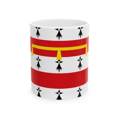 Flag of Nandrin (Belgium) White Coffee Mug 11oz - Go Mug Yourself