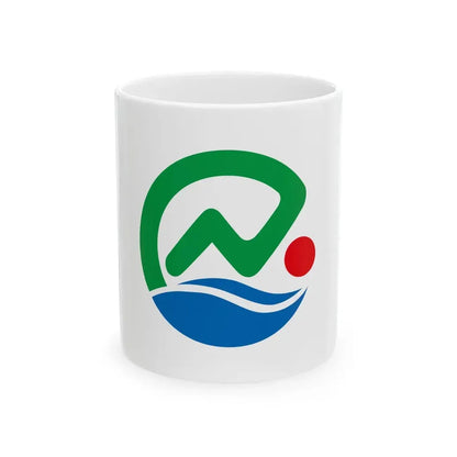 Flag of Nanjo Okinawa (Japan) White Coffee Mug 11oz - Go Mug Yourself