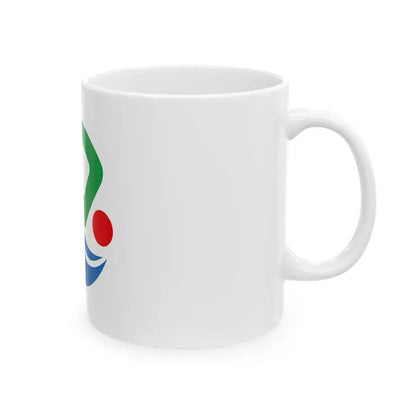 Flag of Nanjo Okinawa (Japan) White Coffee Mug - Go Mug Yourself