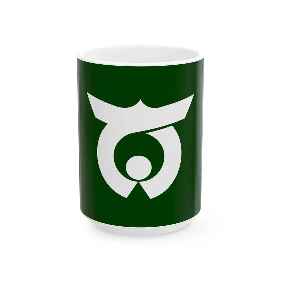 Flag of Nankan Kumamoto (Japan) White Coffee Mug 15oz - Go Mug Yourself