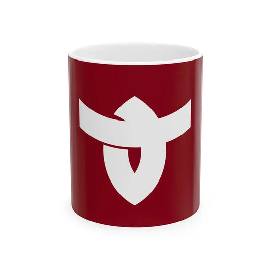 Flag of Nankoku Kochi (Japan) White Coffee Mug 11oz - Go Mug Yourself