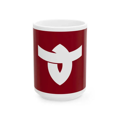 Flag of Nankoku Kochi (Japan) White Coffee Mug 15oz - Go Mug Yourself