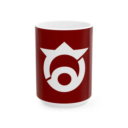 Flag of Nanmoku Gunma (Japan) White Coffee Mug 15oz - Go Mug Yourself